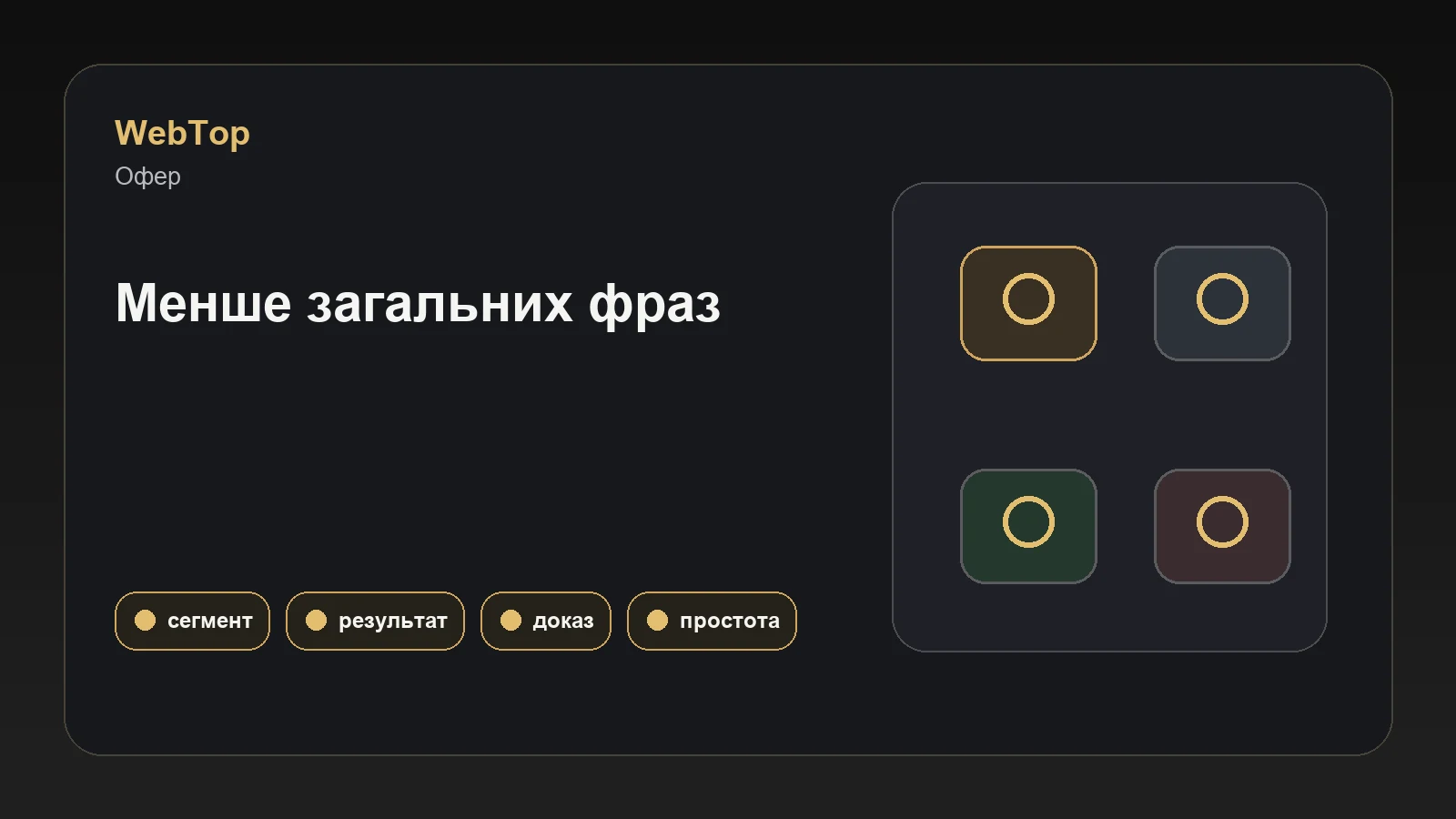 Інфографіка WebTop про перевірку оферу