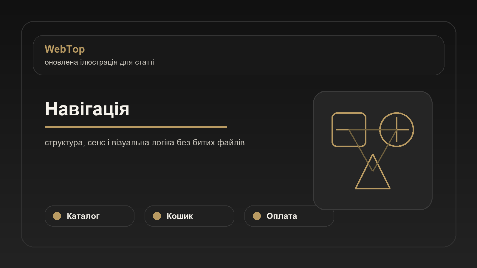 Навігація - ілюстрація WebTop