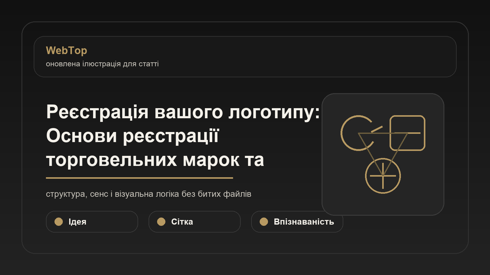 Реєстрація вашого логотипу: Основи реєстрації торговельних марок та захист... - ілюстрація WebTop