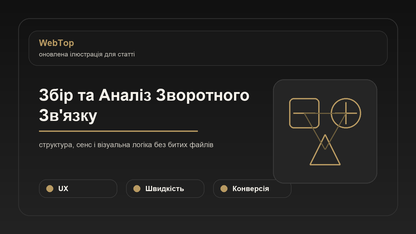Збір та Аналіз Зворотного Зв'язку - ілюстрація WebTop