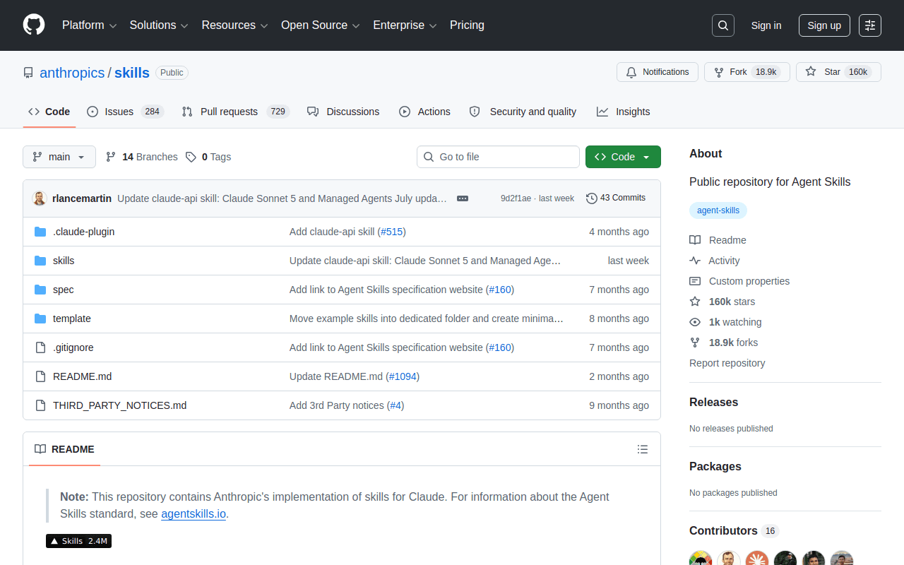 Репозиторій Anthropic із навичкою frontend-design